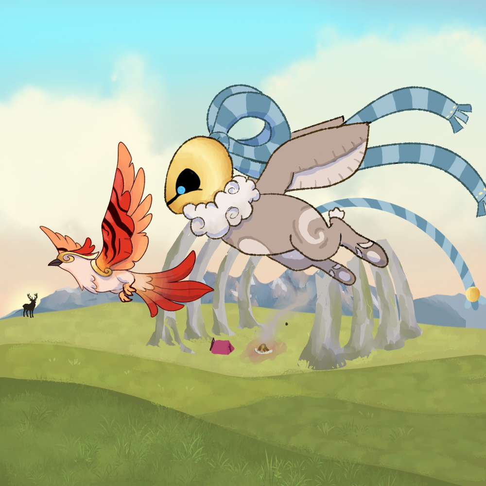 Zephi and her birb