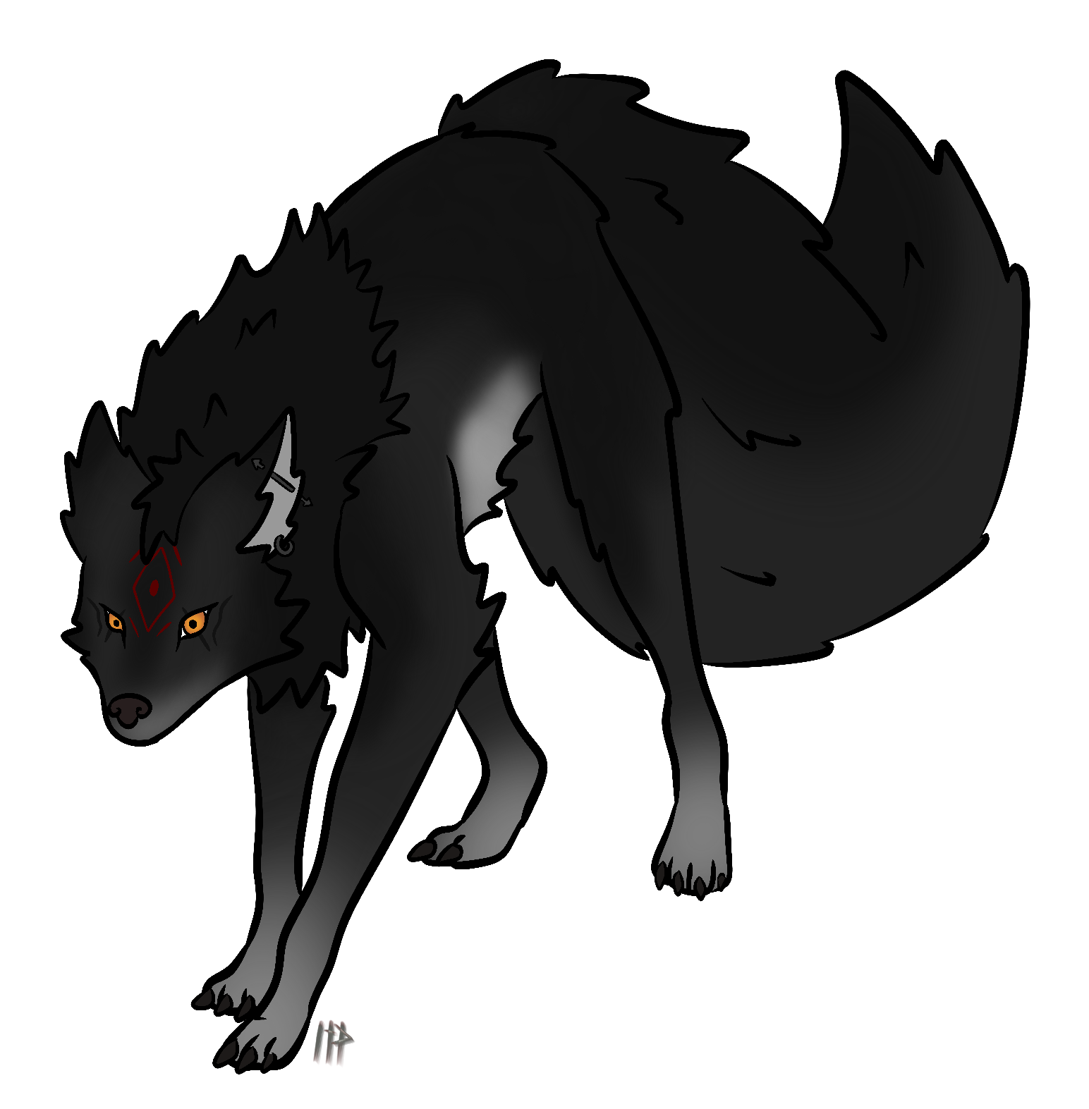 Alyster Wolf Form