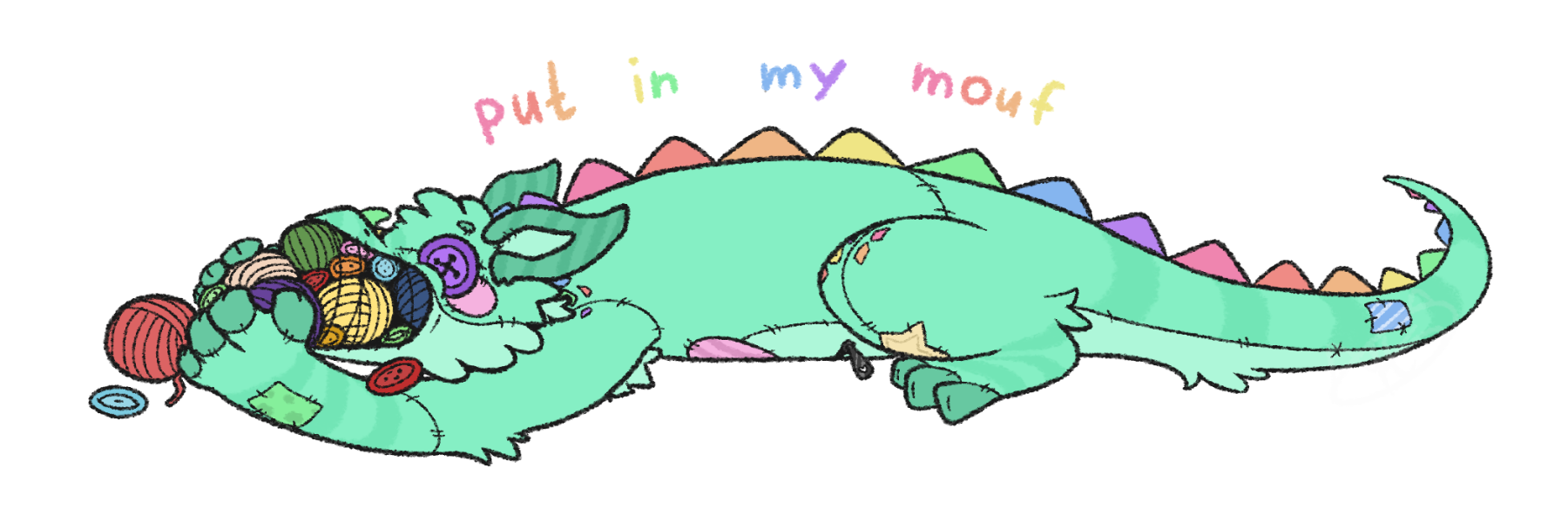 put in my mouf