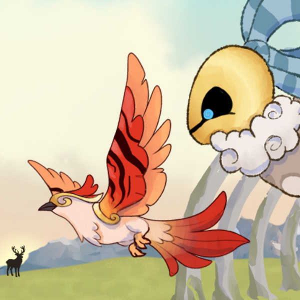 Zephi and her birb