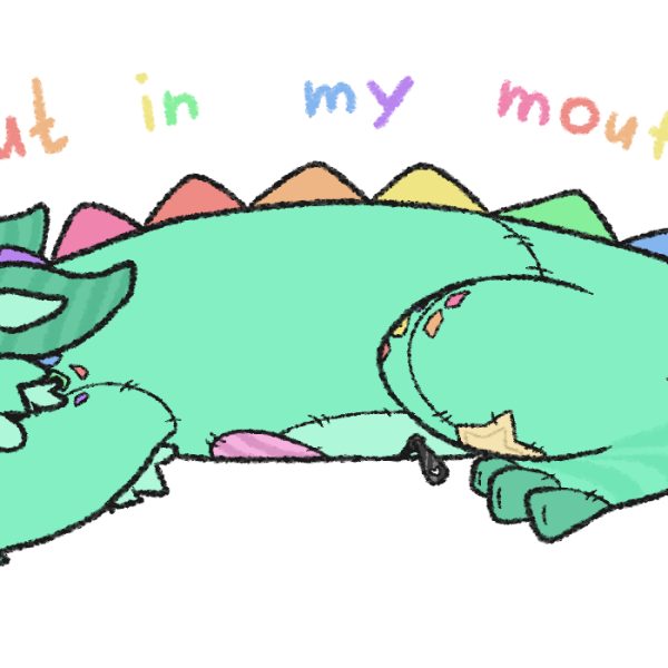 put in my mouf